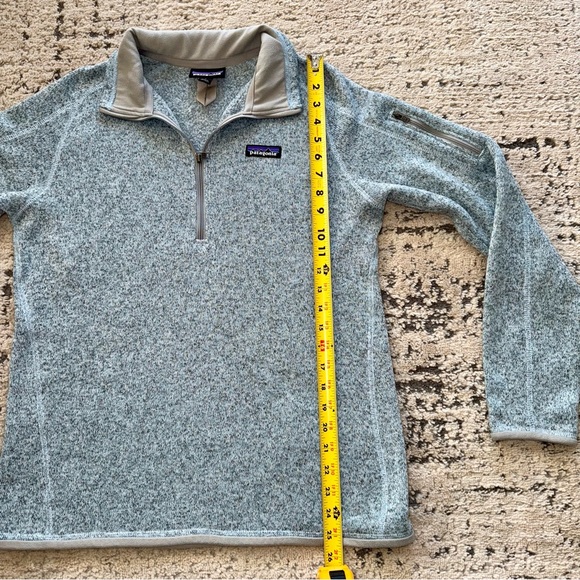 Patagonia Better Sweater Women’s Blue/Gray1/4 Zip Fleece Pullover SZ L - Picture 5 of 8